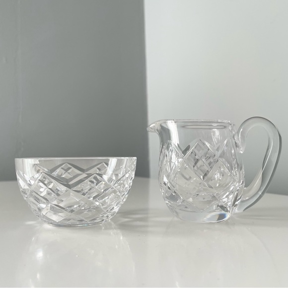 Waterford Crystal Dining Sugar Creamer Set By Waterford Crystal
